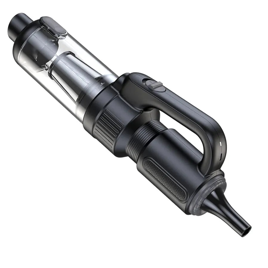 HKM-807379 Portable Car Vacuum Cleaner with Integrated Suction and Long Battery Life, TYPE-C Charging, Multi-Purpose Design