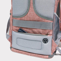HKM-8073917 Portable Pet Carrying Bag for Small Dogs and Cats – Eco-Friendly Cationic Linen Fabric
