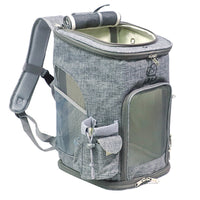 HKM-8073917 Portable Pet Carrying Bag for Small Dogs and Cats – Eco-Friendly Cationic Linen Fabric