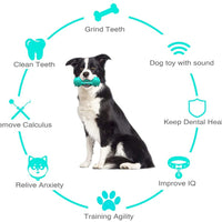 HKM-8074941 Durable Rubber Molar Stick for Small to Medium Aggressive Dogs - Cleans Teeth and Relieves Anxiety