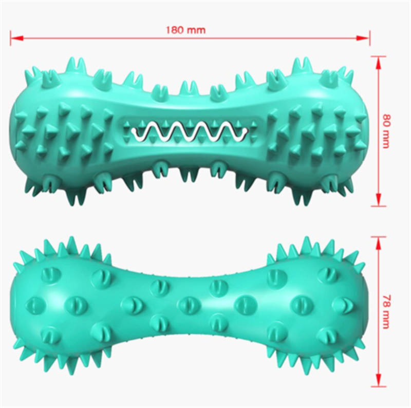HKM-8074941 Durable Rubber Molar Stick for Small to Medium Aggressive Dogs - Cleans Teeth and Relieves Anxiety