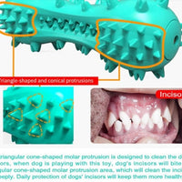 HKM-8074941 Durable Rubber Molar Stick for Small to Medium Aggressive Dogs - Cleans Teeth and Relieves Anxiety