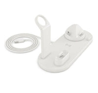 HKM-807507 4-in-1 Wireless Charging Dock for AirPods and Devices, Fast Charging, USB-C Compatible, ABS Material