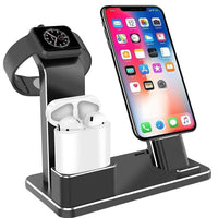 HKM-807507 4-in-1 Wireless Charging Dock for AirPods and Devices, Fast Charging, USB-C Compatible, ABS Material