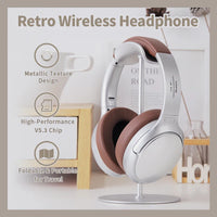 HKM-807635 Foldable Wireless Headphones with Mic, Bluetooth 5.3, 40mm Stereo Speakers