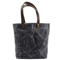 HKM-807699 Vintage Women's Waterproof Handbag in Waxed Canvas and Leather - Classic Shoulder Bag