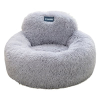 HKM-8077501 Winter Warm Breathable Pet Bed for Cats - Available in Light Gray, Dark Gray, Pink, Brown, Multiple Sizes