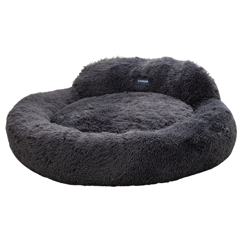 HKM-8077501 Winter Warm Breathable Pet Bed for Cats - Available in Light Gray, Dark Gray, Pink, Brown, Multiple Sizes