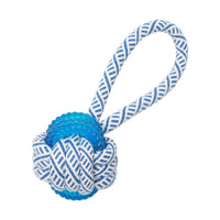 HKM-8078269 Cotton Rope Dog Chew Toy with TPR for Dental Care - Multiple Sizes Available