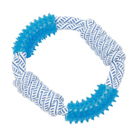 HKM-8078269 Cotton Rope Dog Chew Toy with TPR for Dental Care - Multiple Sizes Available
