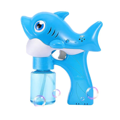 HKM-807891 Big Bubble Cartoon Shark & Dolphin Bubble Machine with Light & Music for Kids