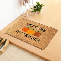 HKM-808019 Halloween Themed Polyester Fiber Door Mat - Machine Washable Rectangle Carpet for Home Decor