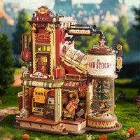 HKM-808083 3D Wooden Puzzle Music Box Assemble Kit EAB01 Dream Gift