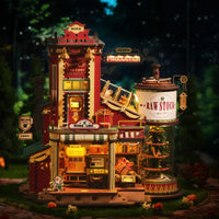 HKM-808083 3D Wooden Puzzle Music Box Assemble Kit EAB01 Dream Gift