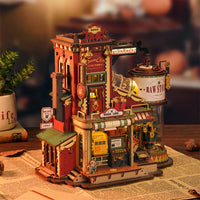 HKM-808083 3D Wooden Puzzle Music Box Assemble Kit EAB01 Dream Gift