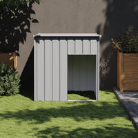 HKM-8081469 Spacious Galvanized Steel Doghouse with Roof for Safety and Comfort