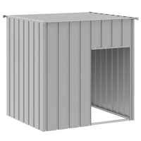 HKM-8081469 Spacious Galvanized Steel Doghouse with Roof for Safety and Comfort