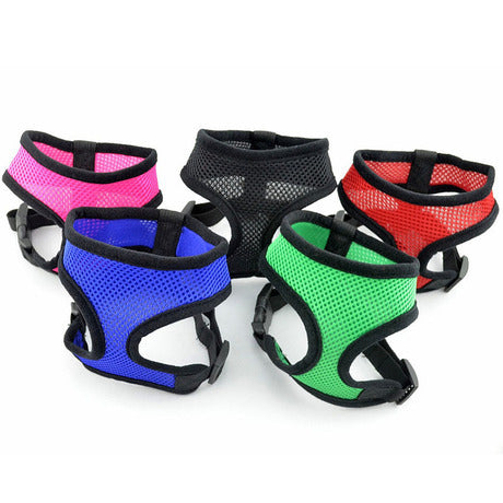 HKM-8082493 Small Dog Vest-Style Walking Collar in Multiple Colors and Sizes