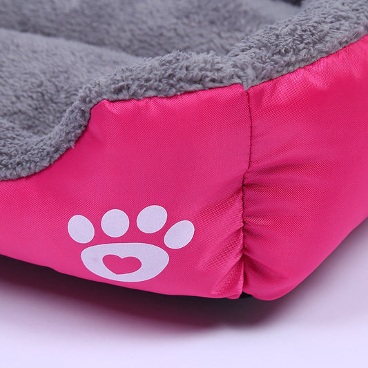 HKM-8083261 Cotton Wool Pet Kennel Mats in Candy Colors for Large, Medium, and Small Dogs