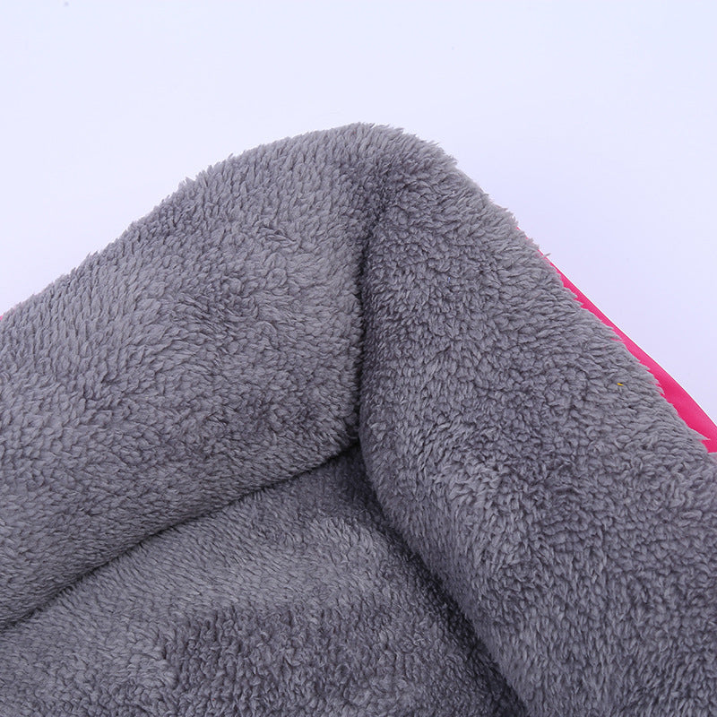 HKM-8083261 Cotton Wool Pet Kennel Mats in Candy Colors for Large, Medium, and Small Dogs