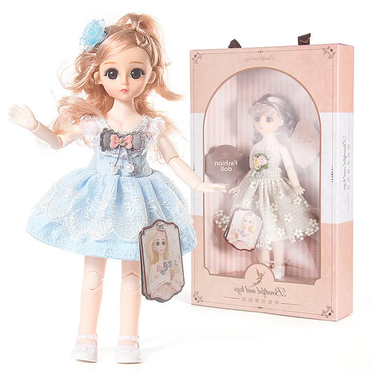HKM-808467 Princess Wedding Dress Doll Gift Set for Girls - Educational Soft Toy, 15-30cm