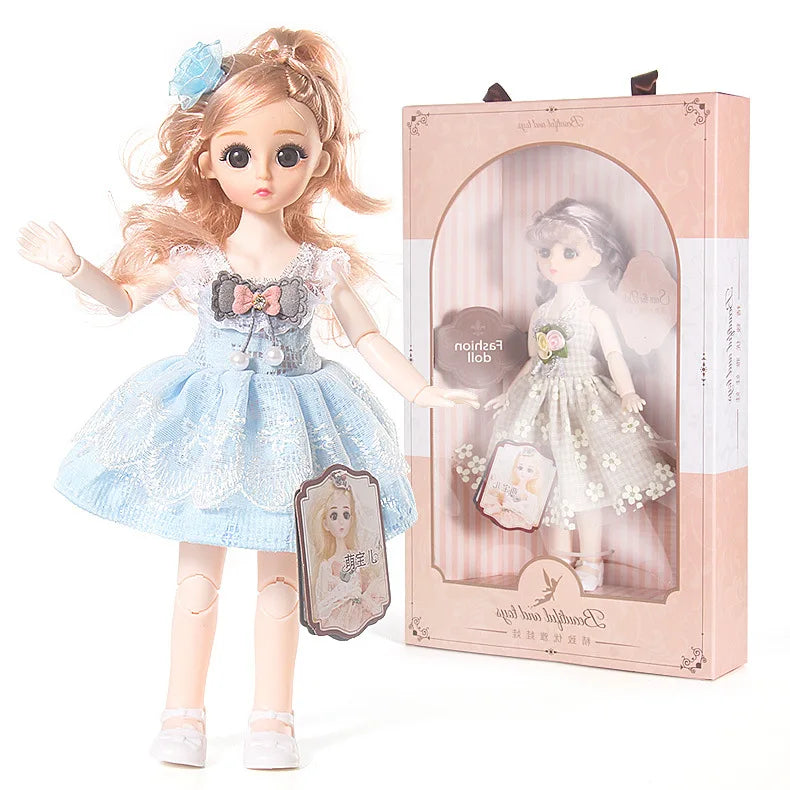 HKM-808467 Princess Wedding Dress Doll Gift Set for Girls - Educational Soft Toy, 15-30cm