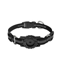 HKM-8085181 Adjustable Anti-Lost Pet Dog Collar - Nylon in Black, Red, Silver - Multiple Sizes Available