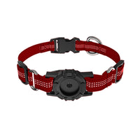 HKM-8085181 Adjustable Anti-Lost Pet Dog Collar - Nylon in Black, Red, Silver - Multiple Sizes Available