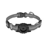 HKM-8085181 Adjustable Anti-Lost Pet Dog Collar - Nylon in Black, Red, Silver - Multiple Sizes Available