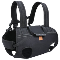 HKM-8085437 Soft Oxford Cloth Pet Backpack for Medium and Large Dogs - Black, Sizes XL-3XL