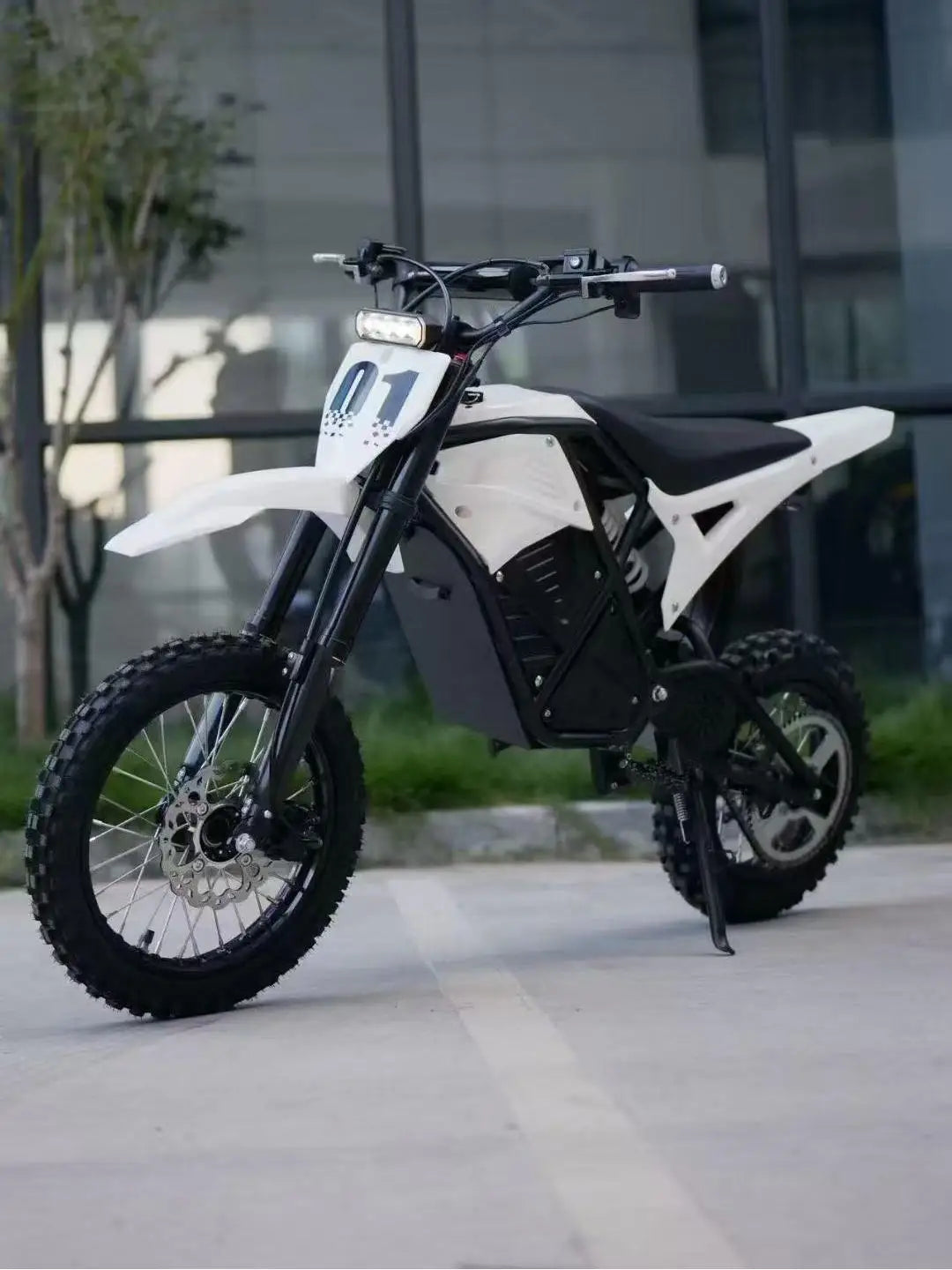 HKM-808723 Long Range 3000W Electric Mountain Fat Tire Bike with Front & Rear Suspension, 14-Inch Wheels, Eco-Friendly Design