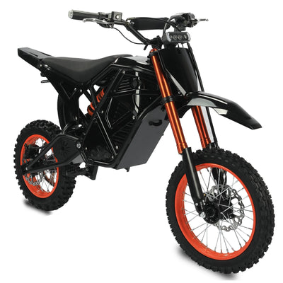 HKM-808723 Long Range 3000W Electric Mountain Fat Tire Bike with Front & Rear Suspension, 14-Inch Wheels, Eco-Friendly Design