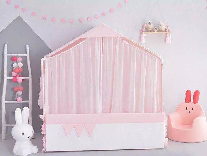 HKM-8087997 Removable and Washable Pet Tent Nest in Pink, Green, and Blue - Available in M, L, S Sizes