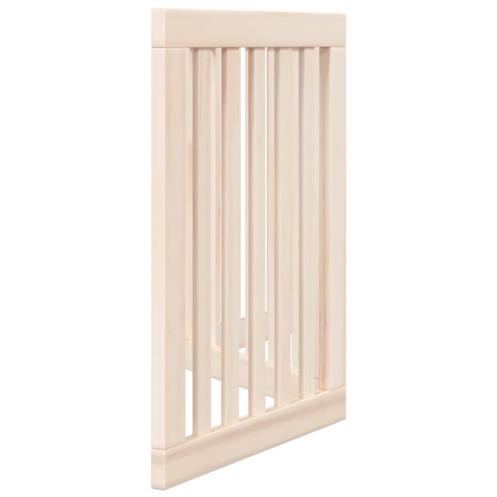 HKM-8088253 Foldable 3-Panel Dog Gate in Poplar Wood - 150 cm Long Activity Barrier