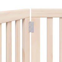 HKM-8088253 Foldable 3-Panel Dog Gate in Poplar Wood - 150 cm Long Activity Barrier