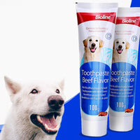 HKM-808851 Beef, Mint, and Orange Flavor Dog Toothpaste for Dental Care and Fresh Breath