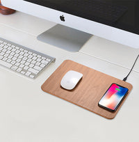 HKM-808851 Wooden Wireless Charger with QI Certification and Fast Charging Capability