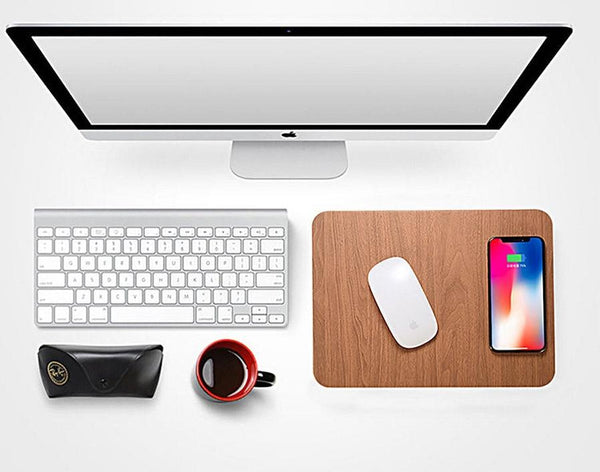 HKM-808851 Wooden Wireless Charger with QI Certification and Fast Charging Capability