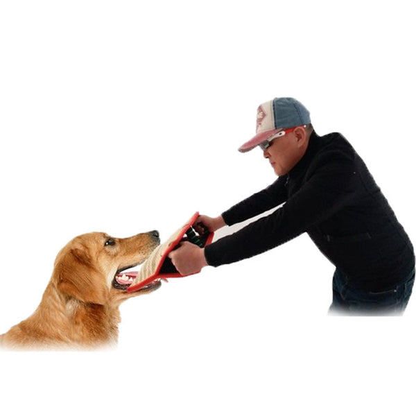 HKM-8088637 Dog Training Biting Sleeve - Durable Jute Chew Toy for Puppies