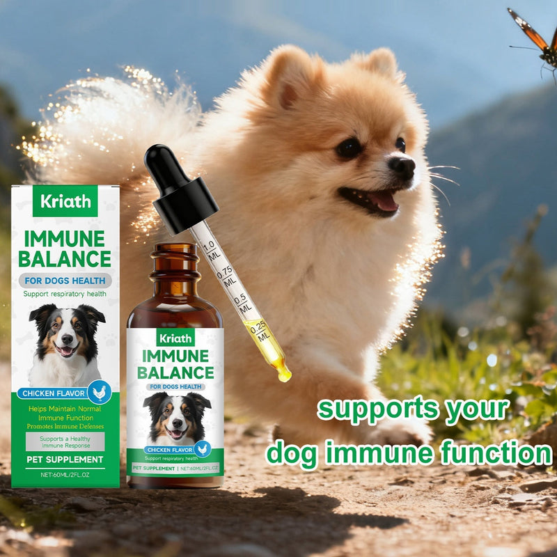 HKM-8089021 Immune Support Herbal Drops for Dogs with Cranberry, Echinacea, and Oregano Extract