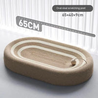 HKM-8089149 Oversized Cat Scratch Board Nest with Thickened Sisal Cushion and Flap Ears