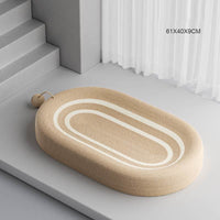 HKM-8089149 Oversized Cat Scratch Board Nest with Thickened Sisal Cushion and Flap Ears