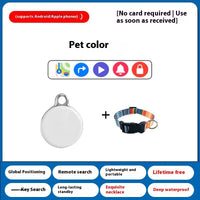 HKM-8090941 Pet GPS Tracker with Anti-Loss Alarm for Cats and Dogs - Universal Compatibility, Long Battery Life, Collar Included