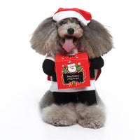 HKM-8091325 Funny Stand-Up Dog Costume - Polyester Pet Clothing in Sizes S, M, L, XL
