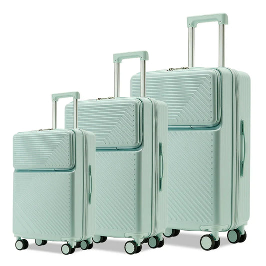 HKM-809171 Kids Ride-On Trolley Suitcase - Travel Luggage with Cabin Design for Children