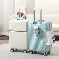 HKM-809171 Kids Ride-On Trolley Suitcase - Travel Luggage with Cabin Design for Children