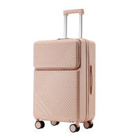 HKM-809171 Kids Ride-On Trolley Suitcase - Travel Luggage with Cabin Design for Children
