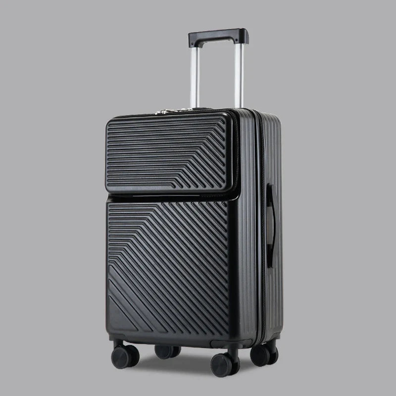 HKM-809171 Kids Ride-On Trolley Suitcase - Travel Luggage with Cabin Design for Children