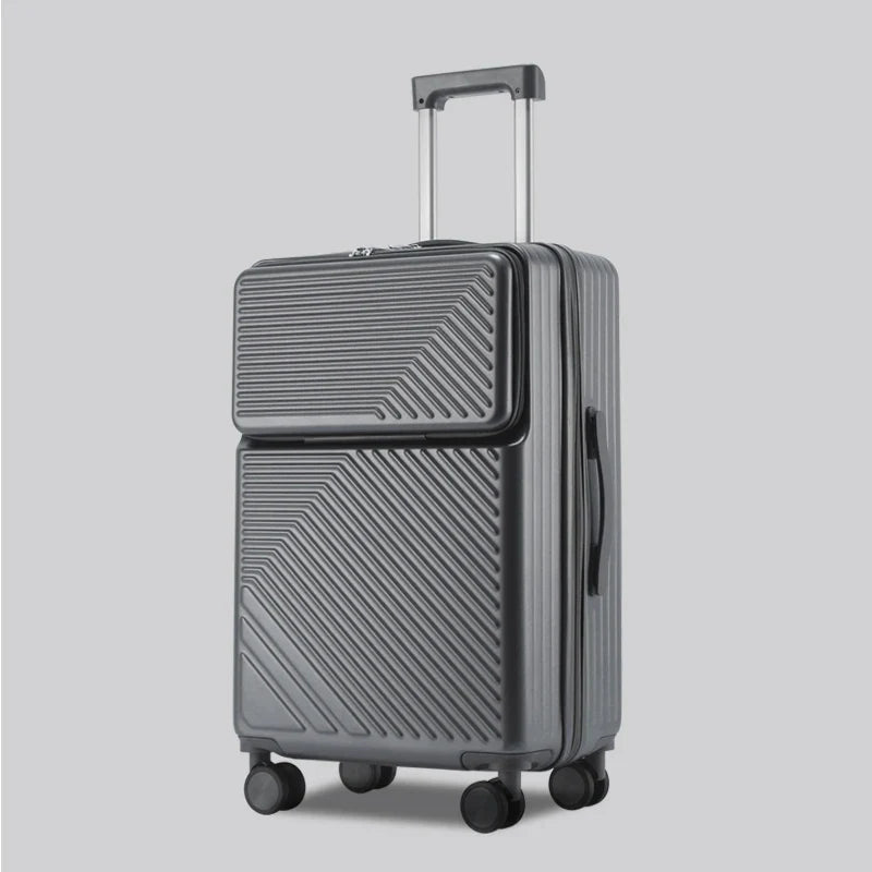 HKM-809171 Kids Ride-On Trolley Suitcase - Travel Luggage with Cabin Design for Children