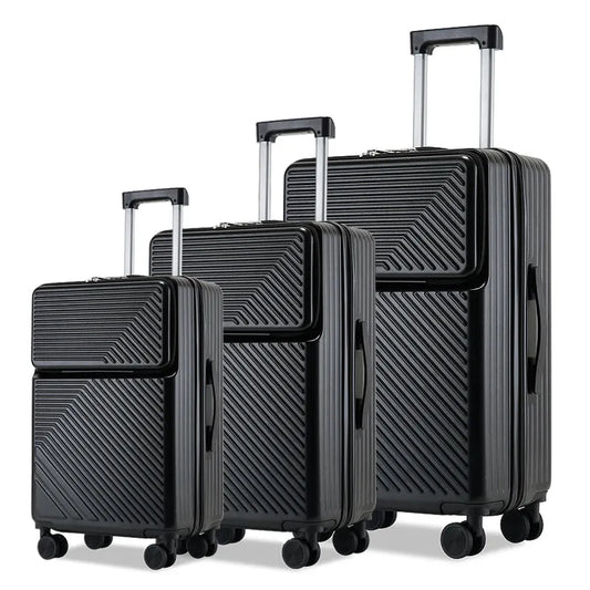 HKM-809171 Kids Ride-On Trolley Suitcase - Travel Luggage with Cabin Design for Children